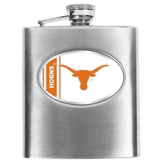 Simran Texas Longhorns 8 oz Stainless Steel Hip Flask