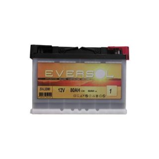 Batterie à décharge lente Eversol L3D80   Achat / Vente CHARGEUR DE