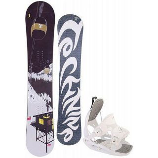 Technine True Love Womens 148 cm Snowboard with Flow Bindings