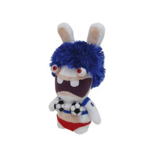 Peluche Lapin Crétin Sonore 18cm Football France   Achat / Vente