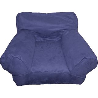 BeanSack Kids Purple/ Blue Microfiber Bean Bag Club Chair
