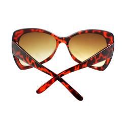Womens Brown Butterfly Sunglasses