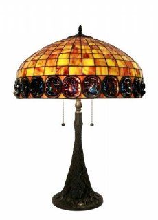 Tiffany ZLB102+PS136A Turtle Back Table lamp  