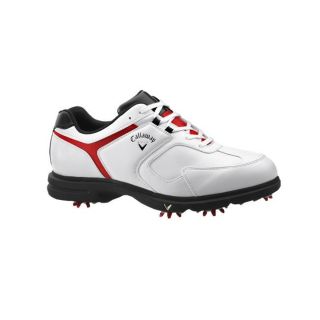 Callaway Mens Sport Era White/ Red/ Black Golf Shoes