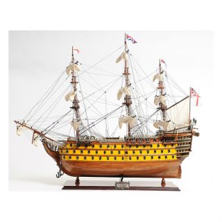 Old Modern Handicrafts HMS Victory Painted Model Ship Today $587.74