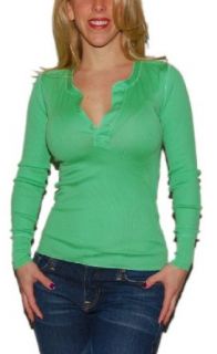 Polo Ralph Lauren Black Label Womens Henley Shirt Green