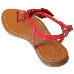 Journee Collection Womens Morning 33 Patent Bow front Sandals