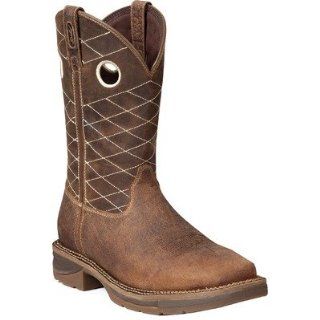  Mens Durango 11 Pull On Western Boots BROWN 12 (2E) Shoes