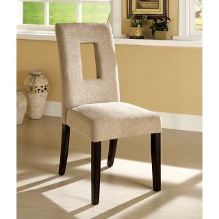 Sofella Beige Contemporary Open Cut Dining Chairs (Set of 2) Today