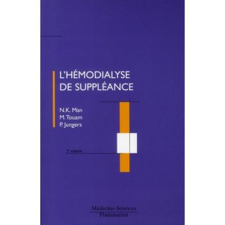 HEMODIALYSE DE SUPPLEANCE (2E EDITION)   Achat / Vente livre N.K