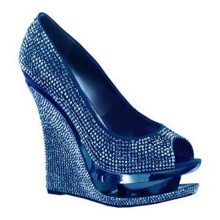 Womens Pleaser Day & Night Razzle 660RS Blue Satin Today $173.95