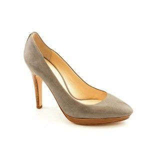 Coach Chelsie Pumps Heels Shoes Gray Womens New / Display