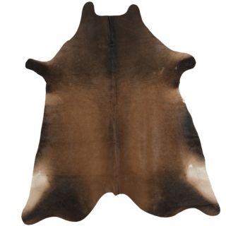 Handpicked Hacienda Argentinian Tan Cowhide Leather Rug (5 x 7