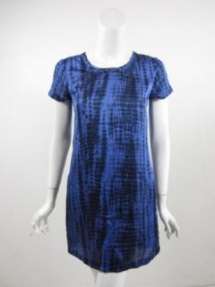 womens flint blue/black printed tunic top dress S $140 New Clothing