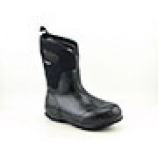 Bogs Womens Clsc Mid Handle Black Boots (Size 7)