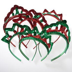 Sequin Christmas Headband Clothing