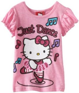 Hello Kitty Girls 2 6X HK Just Dance Tee, Pink, 2T