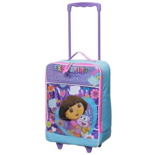 Nickelodeon Dora Kids Rolling Carry on Upright