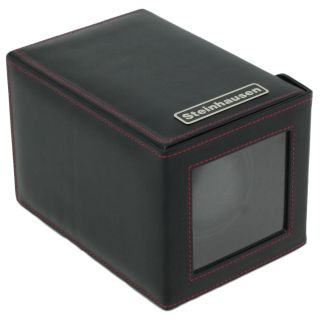 Steinhausen 12 mode Single Black Polyurethane Leather Watch Winder