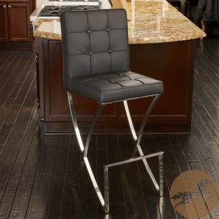 Christopher Knight Home Markson Black Leather Barstool Today $199.99