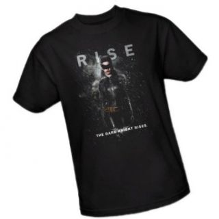 Catwoman Rise    The Dark Knight Rises Adult T Shirt