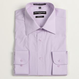Jean Paul Germain Mens Lavender Convertible Cuff Dress Shirt