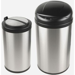Nine Stars Auto open Motion Sensor Infrared Trash Can Combo Pack Today