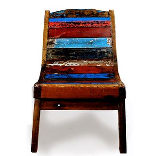 Ecologica Furniture Buzios Reclaimed Wood Lounge Chair