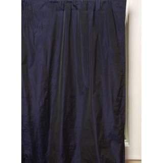 Navy Blue Poly taffeta 44x96 inch Curtains (India)