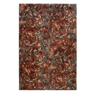Blended Wool Forest Stone Area Rug (6 x 9)