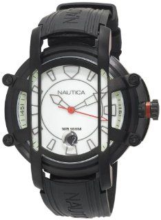 Nautica Mens N27507X NMX300 Black Resin Watch Watches