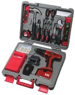 Apollo Precision Tools DT0217 155 Piece Household Tool Kit with 9.6