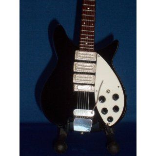 Mini Guitar BEATLES JOHN LENNON Black Statuette