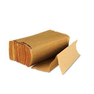 Boardwalk Natural brown Recycled paper Multifold Towels (Case of 16
