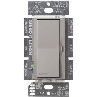 Lutron DVCL 153P GR Diva Dimmable CFL/LED Dimmer, Grey  