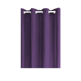 Rideau œillet Panama 140/260 Deep purple   Motif  Uni   Matériaux