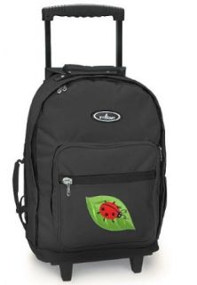 Cute Ladybugs Rolling Backpack   Wheeled Travel or School