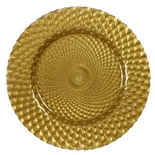 Impulse Sorrento 4 piece Gold Charger Plate Set Today $69.99 5.0