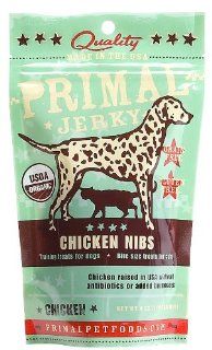 Primal Dry Roasted Jerky Chicken Nibs Cat and Dog Treat