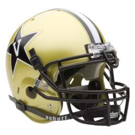 Vanderbilt Commodores Schutt Authentic Full Size Helmet