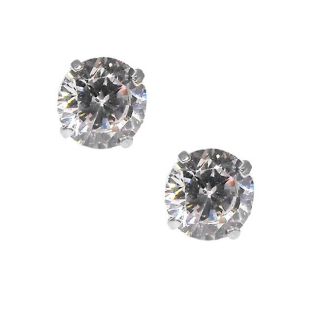 14k White Gold Cubic Zirconia Earrings Today $37.99 4.6 (7 reviews