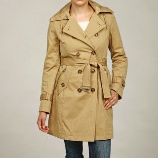 Michael Kors Womens Double breasted Trench Coat