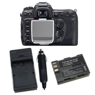 Battery/ Charger Set/ Screen Protector Cover for Nikon D200