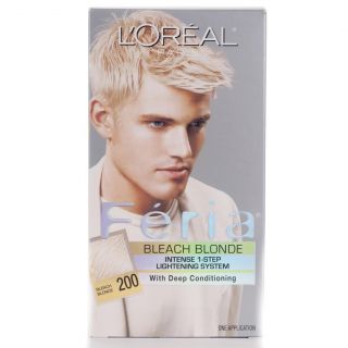 Oreal Feria #200 Bleach Blonde Hair Color (Pack of 4)