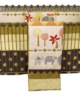 Cotton Tale Elephant Brigade 4 Piece Crib Bedding Set