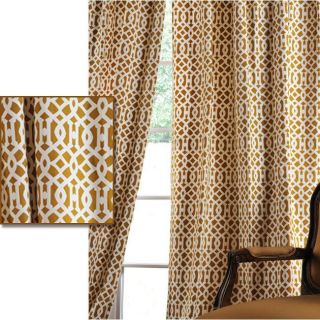 Nairobi Desert Printed Cotton 108 inch Curtain Panel