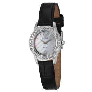 Seiko Womens Solar Stainless Steel Watch Today $115.00