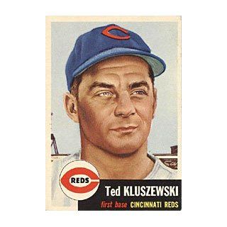 Ted Kluszewski 1953 Topps Card #162   Cincinnati Reds 