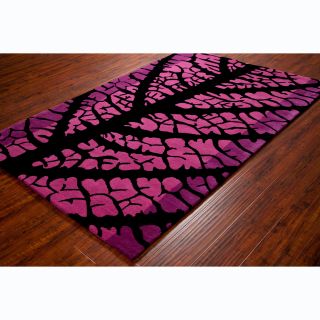 Allie Handmade Floral Pink Wool Rug (5 x 76) Today $199.99 5.0 (1