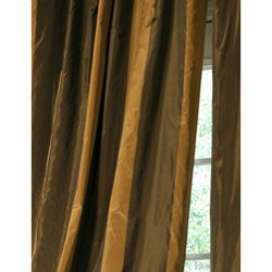 Signature Stripe Poly Taffeta Silk 108 inch Curtain Panel
